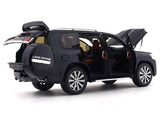 Toyota Land Cruiser LC200 Black 1:18 Kengfai diecast Scale Model car