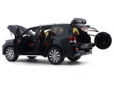 Toyota Land Cruiser LC200 Black 1:18 Kengfai diecast Scale Model car