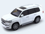 Toyota Land Cruiser LC200 white 1:18 Kengfai diecast Scale Model car