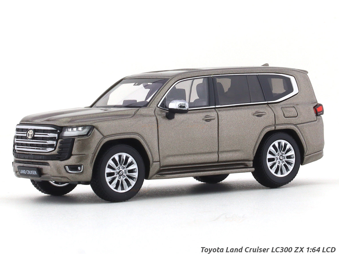 Toyota Land Cruiser LC300 ZX gold 1:64 LCD Models diecast scale