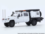 Toyota Land Cruiser LC79 Double Cab Pickup white 1:64 Autobots Model diecast scale model car