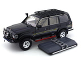 Toyota Land Cruiser LC80 black 1:18 Kengfai diecast Scale Model car