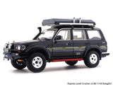 Toyota Land Cruiser LC80 black 1:18 Kengfai diecast Scale Model car