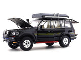 Toyota Land Cruiser LC80 black 1:18 Kengfai diecast Scale Model car