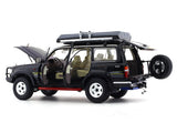 Toyota Land Cruiser LC80 black 1:18 Kengfai diecast Scale Model car