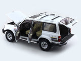 Toyota Land Cruiser LC80 white 1:18 Kengfai diecast Scale Model car