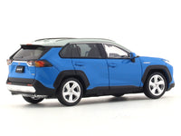 Toyota RAV4 blue 1:64 LCD Model diecast scale model car collectible