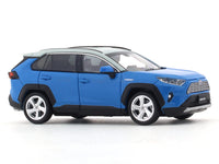 Toyota RAV4 blue 1:64 LCD Model diecast scale model car collectible