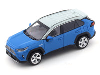 Toyota RAV4 blue 1:64 LCD Model diecast scale model car collectible