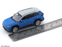 Toyota RAV4 blue 1:64 LCD Model diecast scale model car collectible