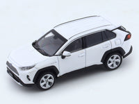 Toyota RAV4 white 1:64 LCD Model diecast scale model car collectible