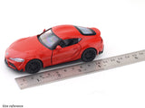 Toyota Supra red 1:33-42 RMZ City licensed pull back car scale model