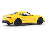 Toyota Supra yellow 1:33-42 RMZ City licensed pull back car scale model