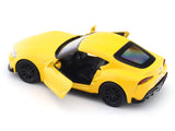 Toyota Supra yellow 1:33-42 RMZ City licensed pull back car scale model
