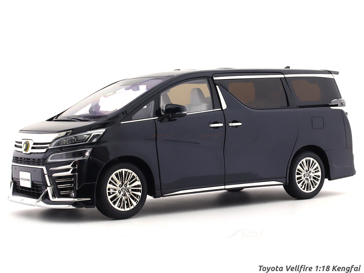 Toyota Vellfire Black 1:18 Kengfai diecast Scale Model van | Scale Arts ...