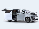 Toyota Vellfire White 1:18 Kengfai diecast Scale Model van