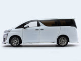Toyota Vellfire White 1:18 Kengfai diecast Scale Model van