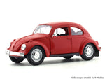 Volkswagen Beetle red 1:24 Maisto licensed diecast Scale Model car