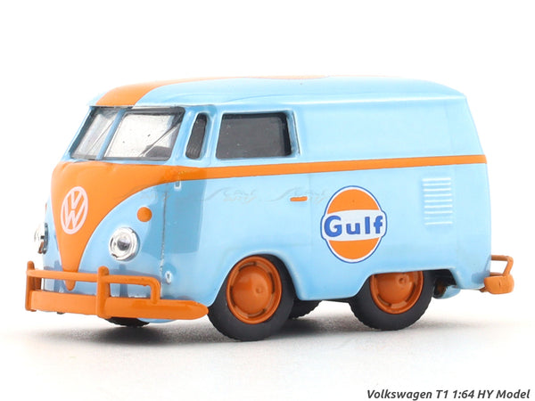 Volkswagen T1 Gulf lowrider 1:64 HY Model diecast scale model car collectible