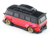 Volkswagen T1 red black 1:64 Model Collect diecast scale model car miniature