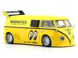 Volkswagen T1 Mooneyes yellow 1:64 Ghost Player diecast scale model