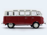 Volkswagen Van Samba red 1:25 Maisto Bburago licensed diecast Scale Model Van