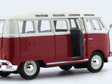 Volkswagen Van Samba red 1:25 Maisto Bburago licensed diecast Scale Model Van