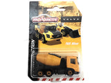 Volvo Set of 6 construction vehicles Majorette Set 1 scale model