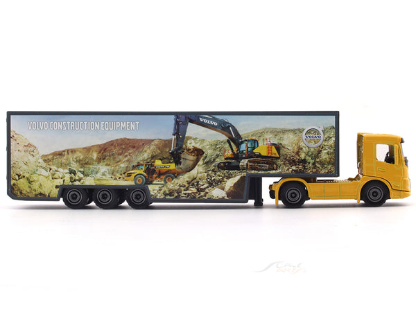 Volvo Truck FMX Skip Yellow color Construction series Majorette Scale 1:87