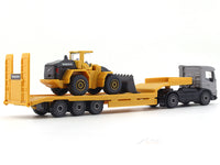 Volvo FMX transporter 1:87 & L350H Wheel Loader 1:143 Majorette scale model truck