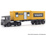 Volvo FMX transporter with containers 1:87 Majorette scale model truck