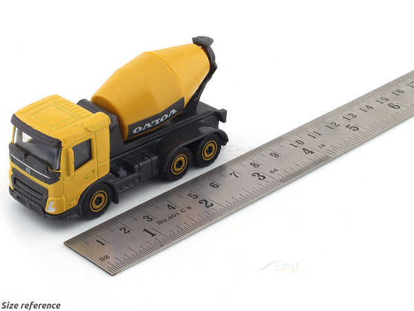 Volvo Truck FMX Skip Yellow color Construction series Majorette Scale 1:87