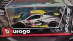 2020 Chevrolet Corvette C8 R 1:24 Bburago licensed diecast Scale Model car