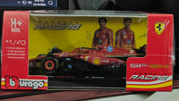 2024 Ferrari SF-24 Carlos Sainz 1:43 Bburago Formula 1 diecast scale model car