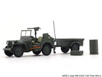 Willy’s Jeep MB G503 with trailer 1:64 Time Micro diecast scale model collectible