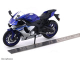 Yamaha YZF R1 Matte Blue 1:12 MSZ licensed diecast scale model bike collectible