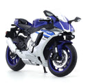 Yamaha YZF R1 Matte Blue 1:12 MSZ licensed diecast scale model bike collectible