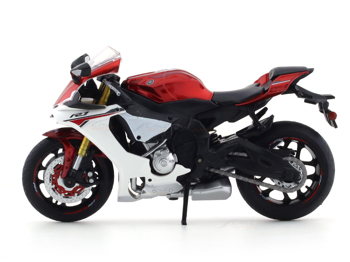 Yamaha YZF R1 Red 1:12 MSZ licensed diecast scale model bike ...