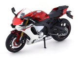 Yamaha YZF R1 Red 1:12 MSZ licensed diecast scale model bike collectible