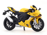 Yamaha YZF-R1 yellow 1:18 MSZ licensed diecast scale model bike collectible