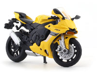 Yamaha YZF-R1 yellow 1:18 MSZ licensed diecast scale model bike collectible