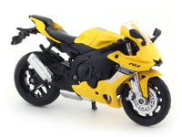 Yamaha YZF-R1 yellow 1:18 MSZ licensed diecast scale model bike collectible