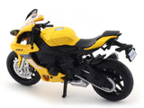 Yamaha YZF-R1 yellow 1:18 MSZ licensed diecast scale model bike collectible