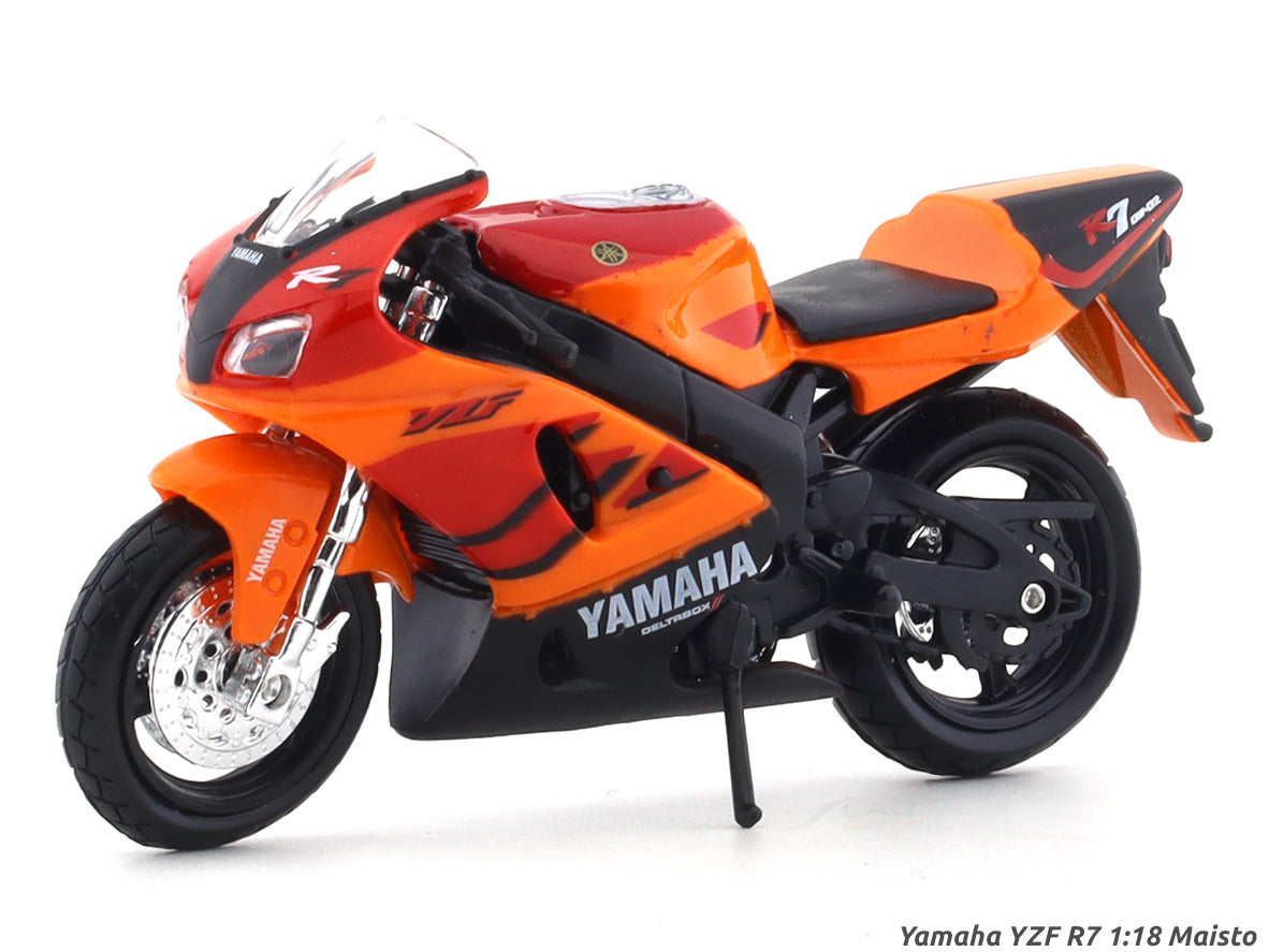 MAISTO - Moto Of Color Orange And Red – Yamaha YZF-R7 - 1/18 - MST18-YAM-Y