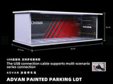 Advan Design Car Parking Garage Diorama 1:64 MoreArt with LED Lights DIY Display Diorama Model | Diecast Display Scene | Buy in India