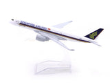 Airbus A350-900 Singapore Airlines 1:400 Diecast Airplane Scale Model | Collectible Aviation Replica