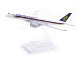 Airbus A350-900 Singapore Airlines 1:400 Diecast Airplane Scale Model | Collectible Aviation Replica