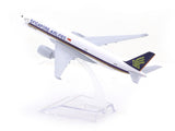 Airbus A350-900 Singapore Airlines 1:400 Diecast Airplane Scale Model | Collectible Aviation Replica