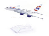 Airbus A380 British Airways 1:400 Diecast Airplane Scale Model | Collectible Aviation Replica
