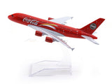 Airbus A380 Coca-Cola Special Livery 1:400 Diecast Airplane Scale Model | Collectible Aviation Replica